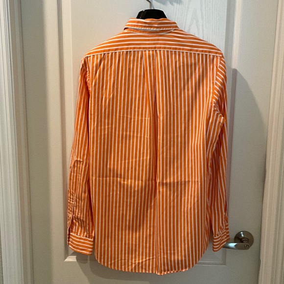 Polo Ralph Lauren Orange Striped Button-Down Shirt - Picture 3 of 5